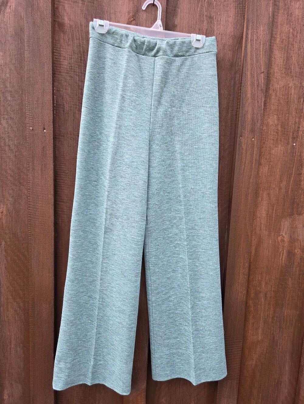 Vintage Sears Polyknit Heather Green Pants